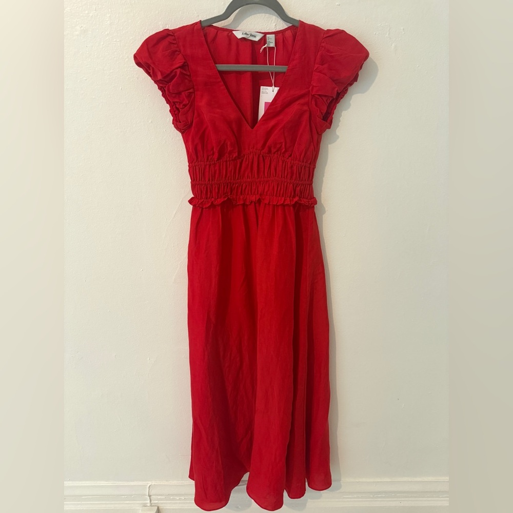 NWT & other stories red long maxi dress